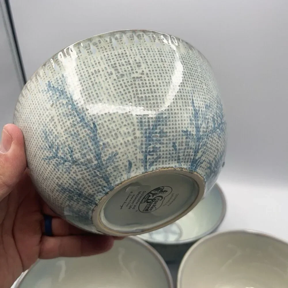 Cracker Barrel Sand Dollar Bowls Susan Winget - Set Of 4